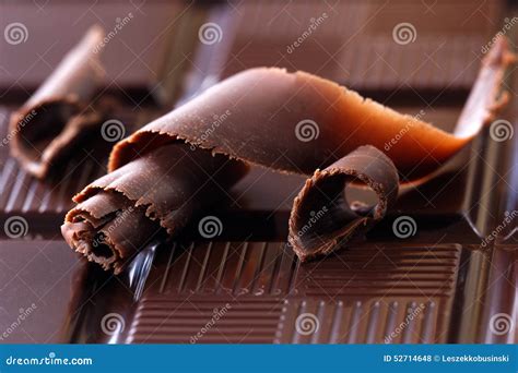 Dark Chocolate Stock Photo Image Of Dessert Dark Space 52714648