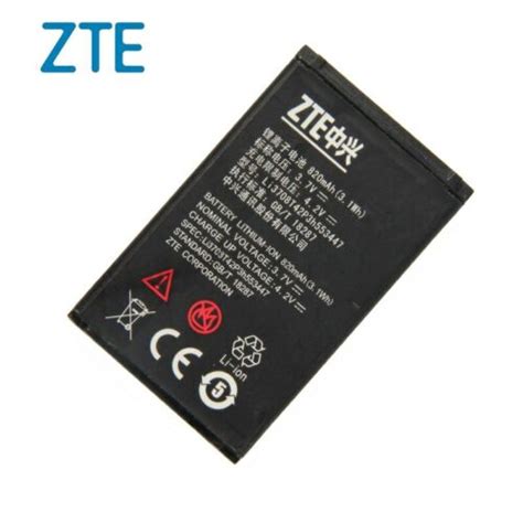 🔋 OEM ZTE Li3708t42p3h553447 ZTE Agent C70 C78 C88 E520 Essenze F160 ...