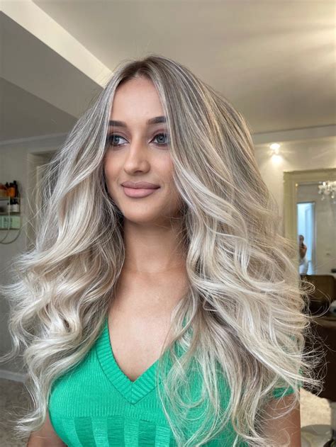 White Balayage Hair Color