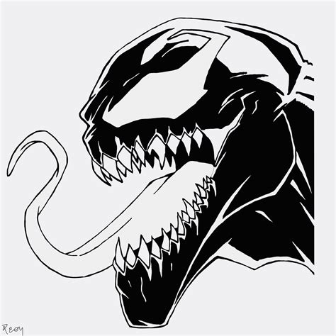 Venom drawing step by step venom drawing – Artofit