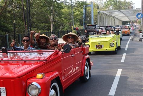 Kirab Pemilu Lintasi Wilayah Kabupaten Magelang Tni Polri Dan