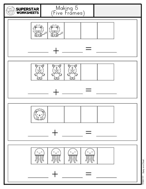 Kindergarten Addition Worksheets Superstar Worksheets Worksheets Ponasa