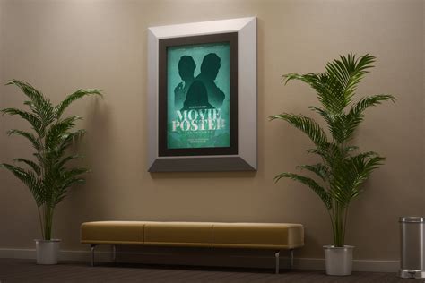 Cinema Film Movie Poster 27 X 40 Inch Size With Frame Hanging In Wall