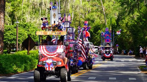 Disney S Fort Wilderness Resort Fourth Of July Golf Cart Parade