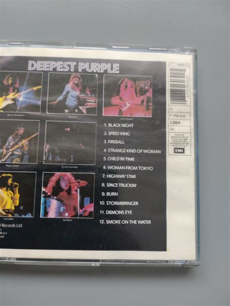 Deep Purple Deepest Purple The Very Best Of Deep Purple Cd Album