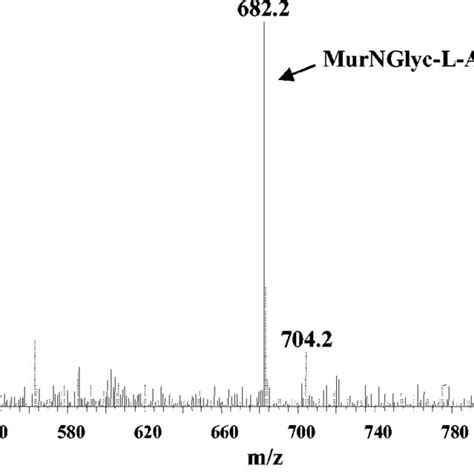 Positive Ion Mass Spectrum Of The Nucleotide Linked Intermediates