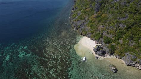 Hidden Beach Coron, Palawan, the Philippines. Stock Photo - Image of ...