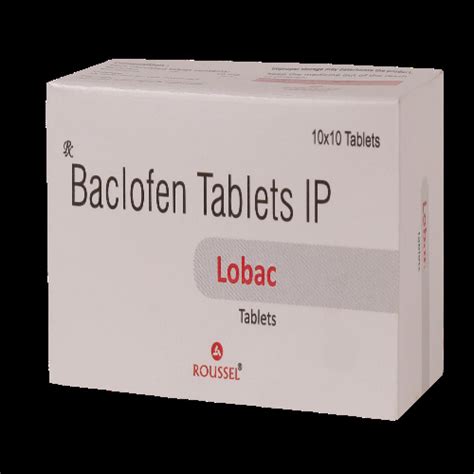 BACLOFEN 10 MG Lobac 10mg Tablet Generic Seva