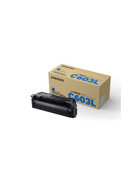 CLT C603L Toner Original Samsung SU080A Cyan 10 000 Pages