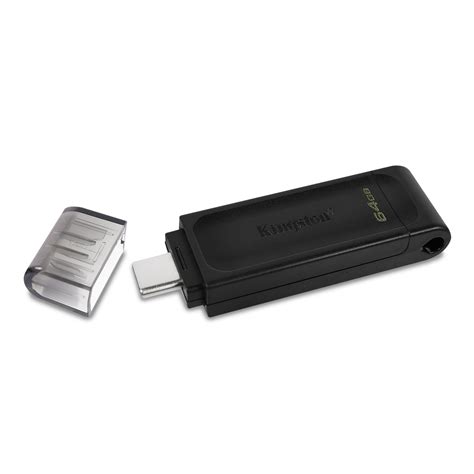 Memoria Usb Kingston Datatraveler 70 64gb Usb C Negro Office Depot Mexico