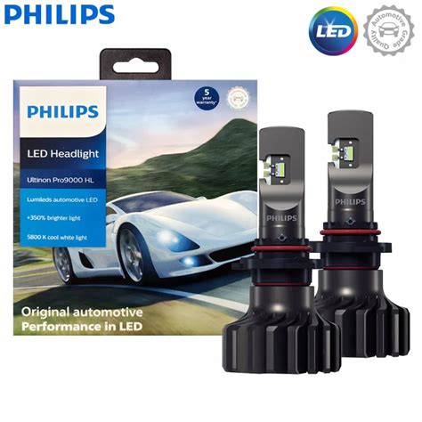 Philips Ultinon Pro9000 L Mpadas LED Auto Gen2 HB3 HB4 9005 9006 5800K