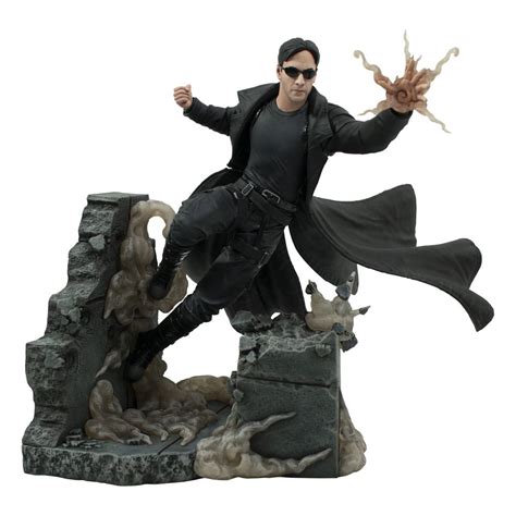 Toystnt The Matrix Gallery Deluxe Estatua Neo 25 Cm Diamond Select