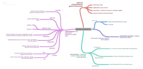 Norme Giuridiche Mappa Concettuale Diritto Costituzionale Unibg