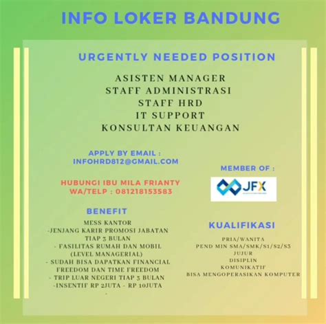 Lowongan Kerja PT Kontak Perkasa Juli 2020 Info Loker Bandung Terbaru