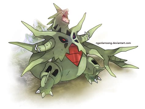 Mega Tyranitar By Nganlamsong On Deviantart Pokémon Species Pokemon