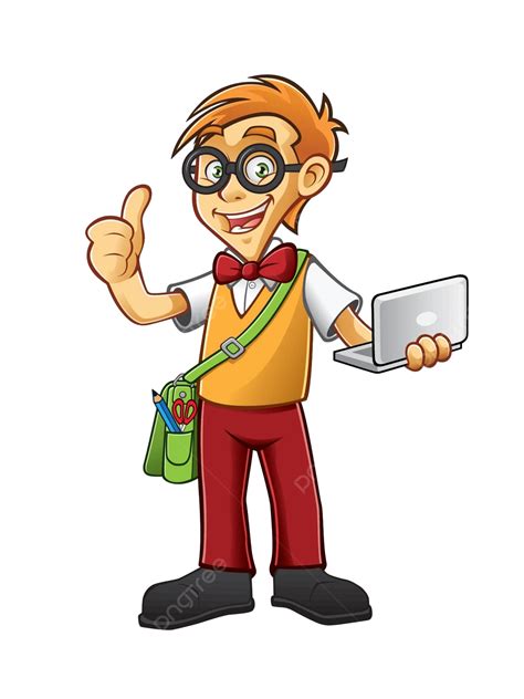 Geeky Boy Happy Internet Clever Vector, Happy, Internet, Clever PNG and ...