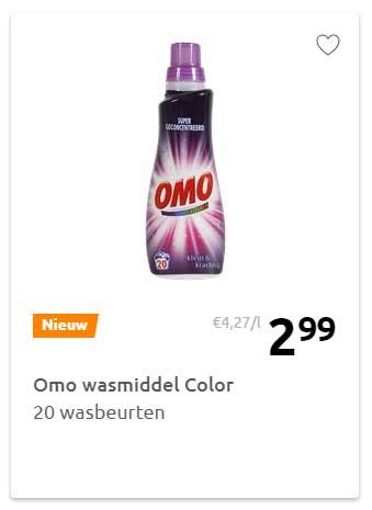 Omo Wasmiddel Color Aanbieding Bij Action Folders Nl