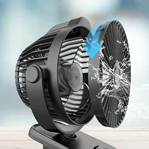 Amazon Small Clip On Fan With Remote Control 8000mAh Battery 5