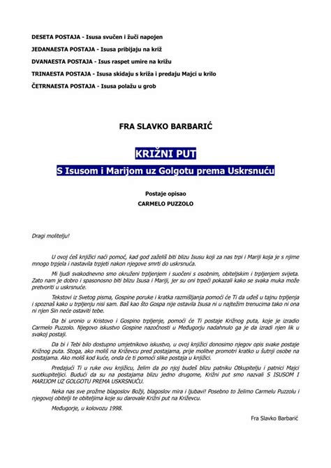 PDF KRIŽNI PUT sfb12a5664712b57e jimcontent fileIsuse Ti si