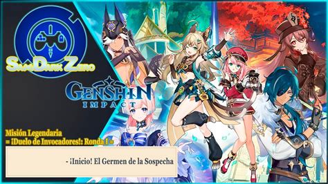 Genshin Impact Inicio El Germen de la Sospecha Misión Legendaria