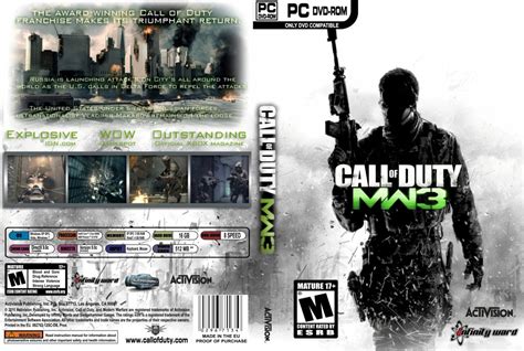 Call Of Duty Modern Warfare 3 Pc Game Covers Call Of Duty Modern