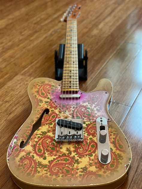 Fender Custom Shop Thinline Telecaster Paisley Heavy Relic Masterbuilt Dale Wilson Cs