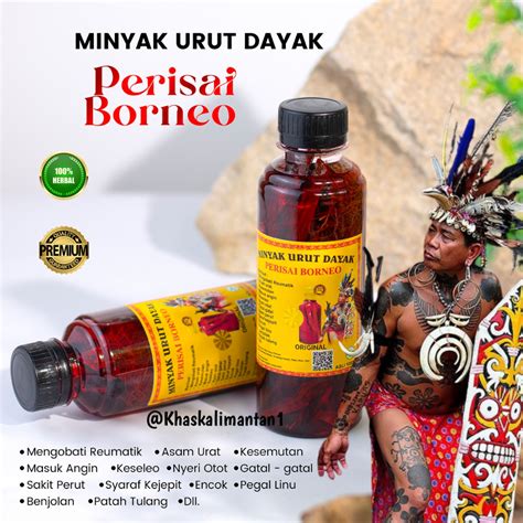 Jual Minyak Urut Dayak Asli Kalimantan Ml Original Shopee Indonesia