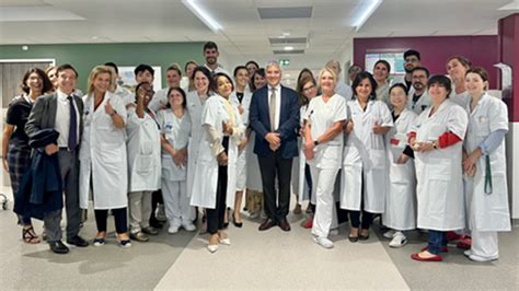 Inauguration du nouveau service dophtalmologie de l hôpital Pitié