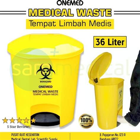 Jual New Onemed Tempat Sampah Limbah Medis Biohazard Medical Waste