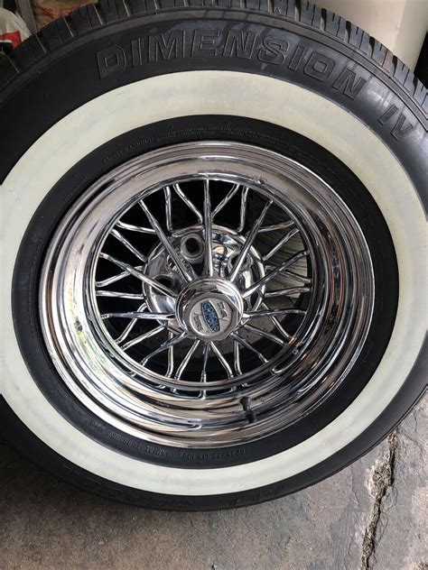 4 NOS Cragar Star Wire Wheels 30 Spoke CHROME Center Caps Weld MINT