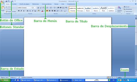 Partes De Microsoft Word