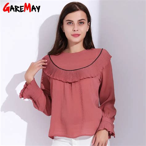 Buy Full Sleeves Tops For Women Blouse Long Sleeve