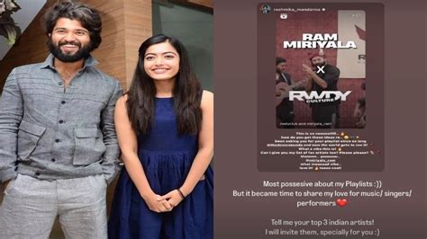 Vijay Devarakonda Reply For Rashmika Mandanna Instagram Status Goes Viral Vn Rashmika Vijay