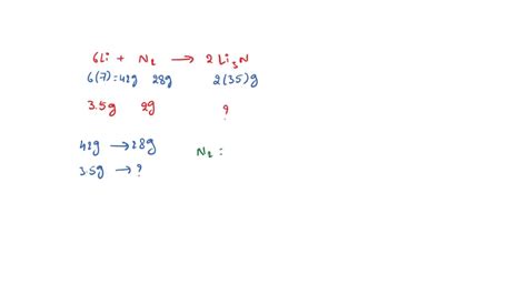 Solved Li N Li N Calculate The Theoretical Yield Of Lithium