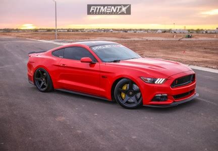 2017 Ford Mustang With 19x11 50 6GR Five And 325 30R19 Hankook V12 And