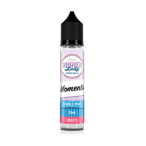 Bubble Mint Dinner Lady Ice Moments 60ml Vape Juice 3mg 6mg Vape Billiorsonn