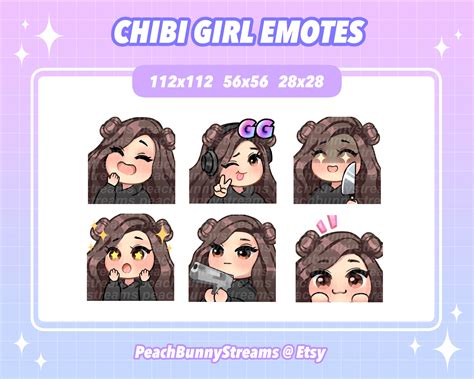 Cute Chibi Emotes Cute Chibi Emotes Collection Of Adorable Chibi Emotes