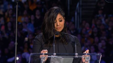 Vanessa Bryant Emotional Speech At Memorial For Kobe Bryant And