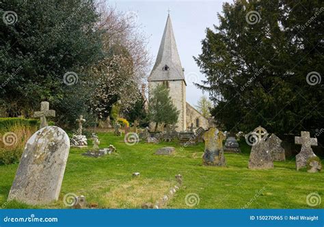 St John The Evangelist Church Bury Sussex Uk Stock Image Image Of