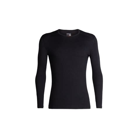 Koszulka Icebreaker Merino 200 Oasis Long Sleeve Crewe 104365001blk