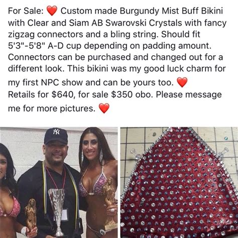 Buff Bikini Swim Custom Buff Bikini Made For Fitness Competitions
