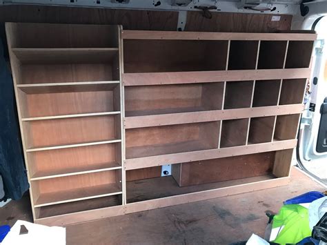 Renault Trafic Van Shelving Racking Swb Plywood System Case Storage