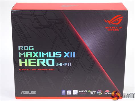 ASUS ROG Maximus XII Hero Wi Fi Z490 Motherboard Review KitGuru