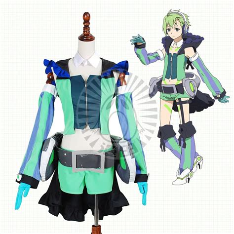 Macross Delta Reina Prowler Cosplay Costume Halloween Uniform Neck Top