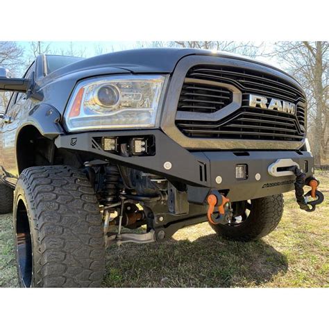 Chassis Unlimited Cub940031 Octane Winch Front Bumper Without Sensor Holes For Ram 1500 2013