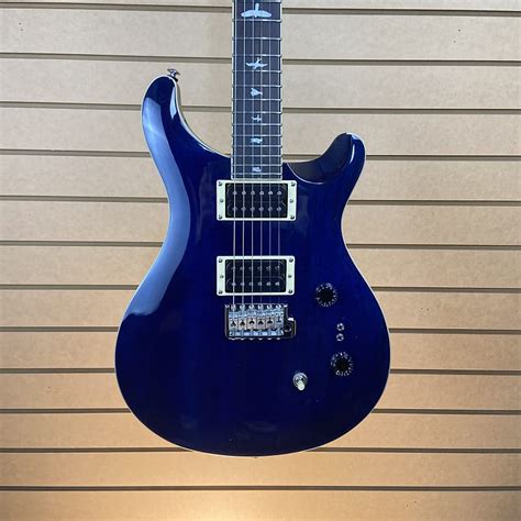 Prs Se Standard 24 08 Electric Guitar Translucent Blue Reverb