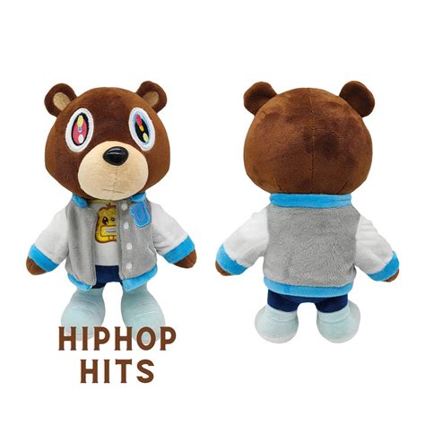 Lindo Kanye West Graduación Oso de peluche Felpa 26 cm Dibujos Etsy