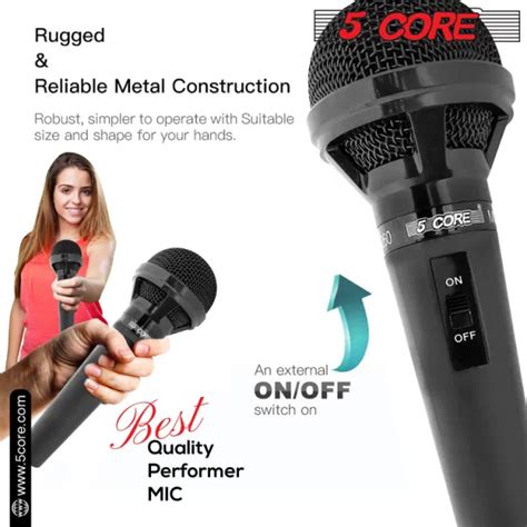 Dropship 5 Core Premium Vocal Dynamic Cardioid Handheld Microphone