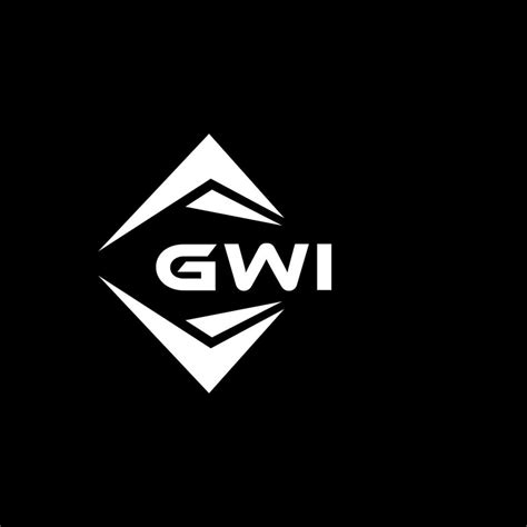 Gwi Resumen Tecnolog A Logo Dise O En Negro Antecedentes Gwi Creativo