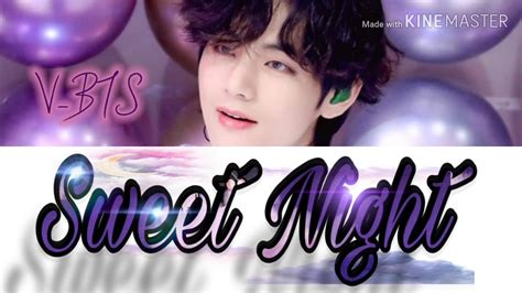 Bts V Sweet Night Lyrics 이태원 클라쓰 Ost Part 12 [color Coded Lyrics Eng